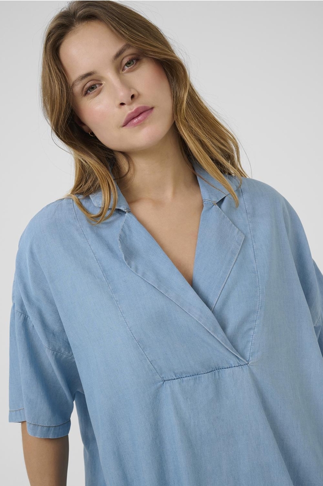 CUCITHA AURELIA BLOUSE 50111805 500027 LIGHT BLUE WASH